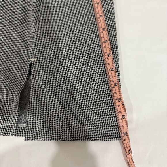 HALARA NWT High Waisted Houndstooth Mini Work Skirt Built in Shorts Size Large - Picture 9 of 10